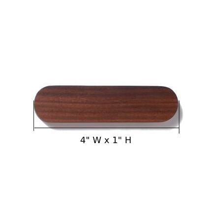 Wooden Magnetic Key Holder Wall Mount Adhesive Key Rack Organizer