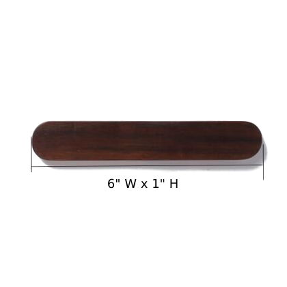 Wooden Magnetic Key Holder Wall Mount Adhesive Key Rack Organizer