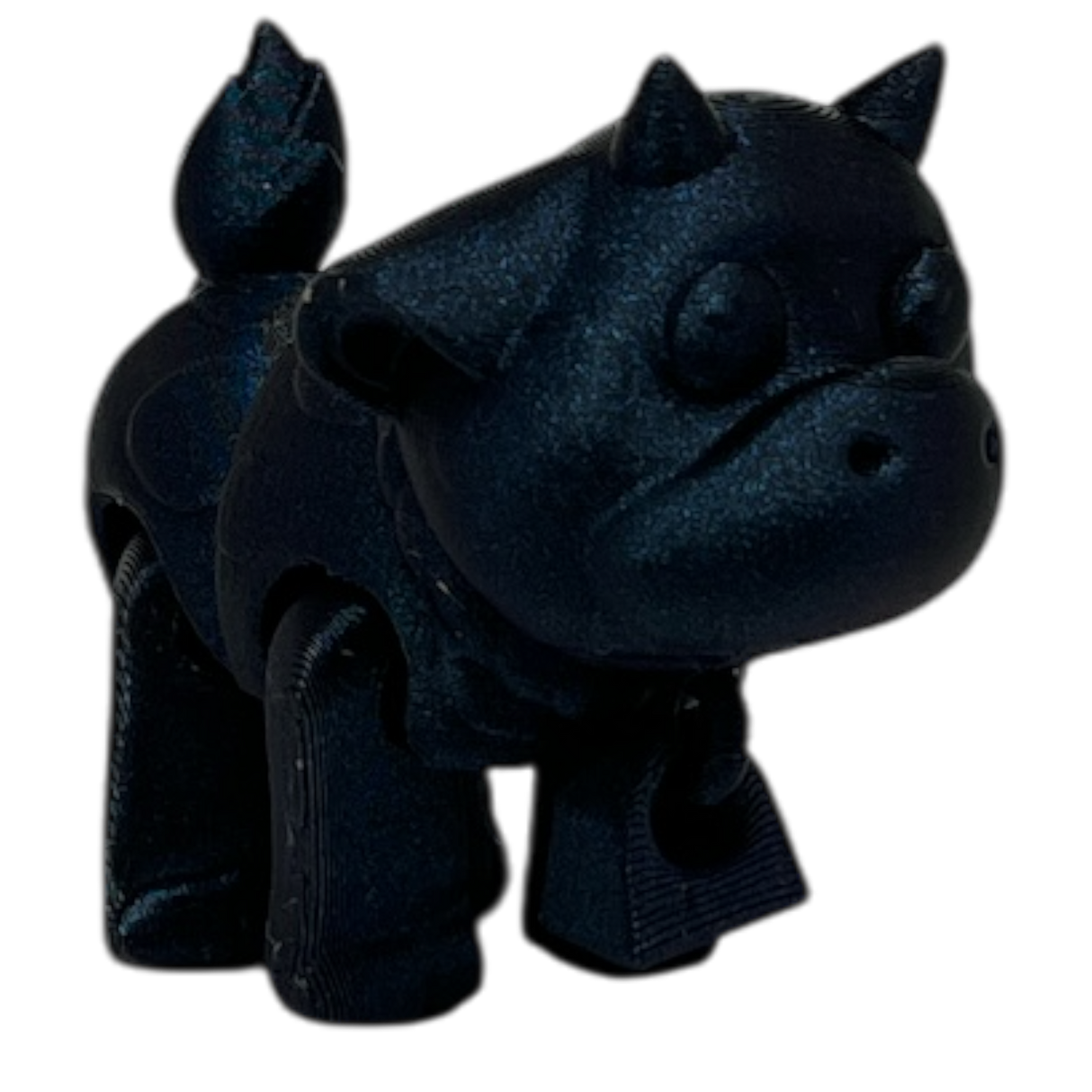 Barnyard Cow - Midnight Blue Color