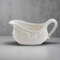 Pumpkin-leaf-gravy-boat,-white-embossed-pumpkin-fall-harvest,-made-in-italy-Fall-Decor