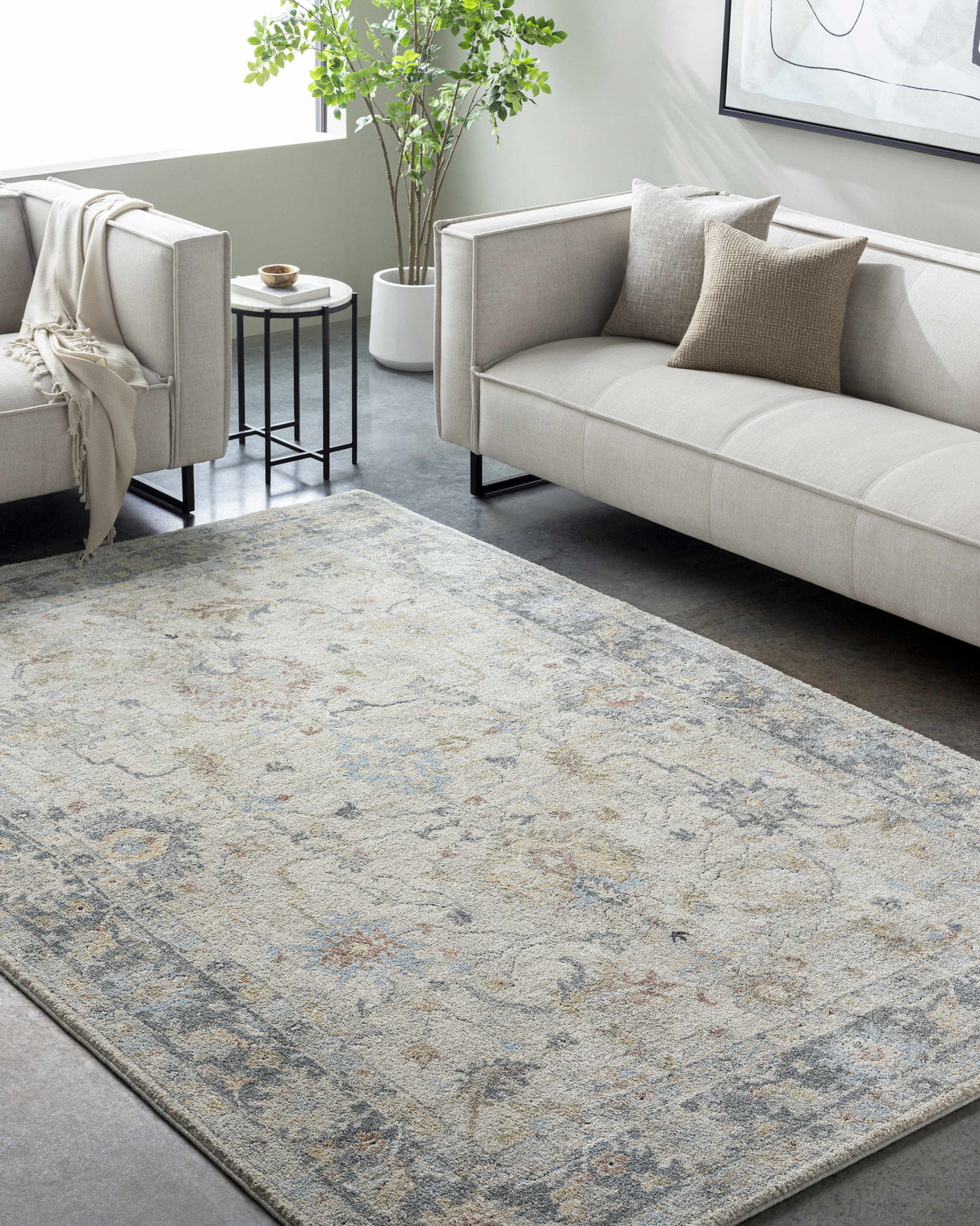 Ahmaud-Beige-&-Light-Gray-Thick-Lu-x-e-Area-Rug-Rugs