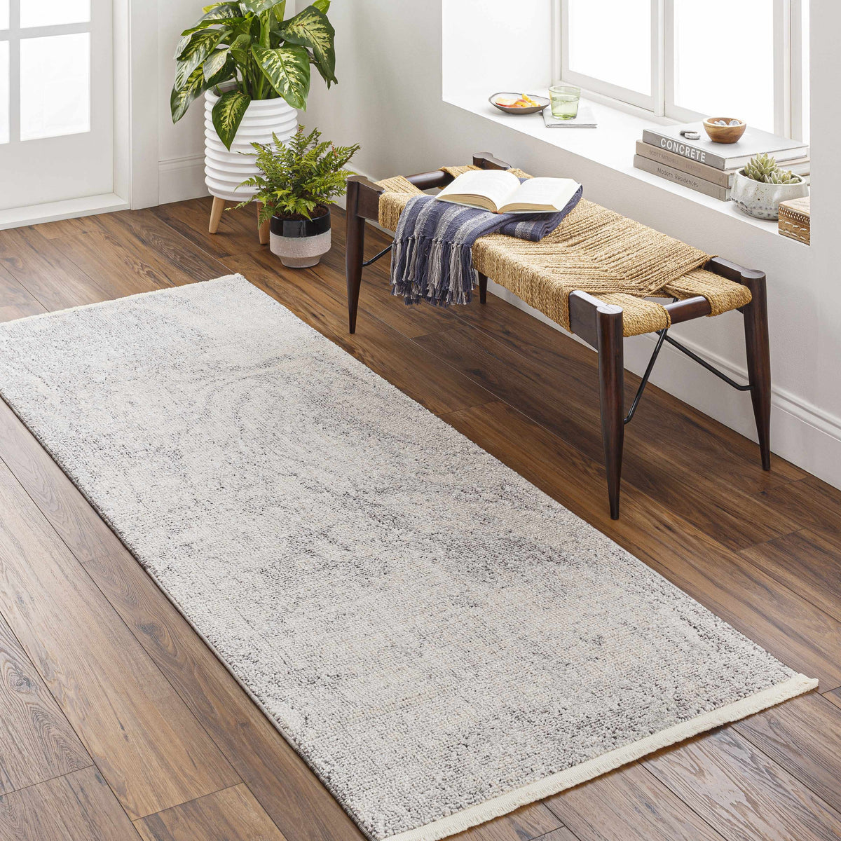 Rahm Ivory Marble Area Rug - Clearance