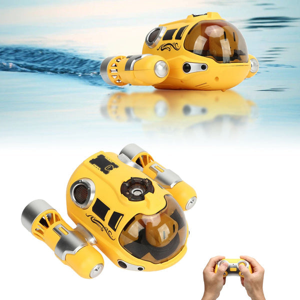 Waterproof RC Boat Toy for Kids Dual Propeller Remote Control Boat