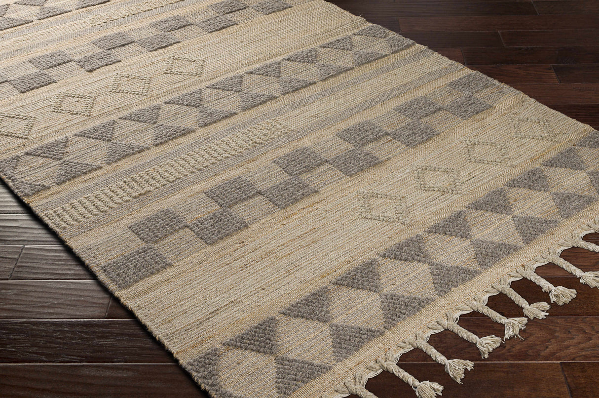 Ardee Totem Jute&Wool Blend Rug - Clearance