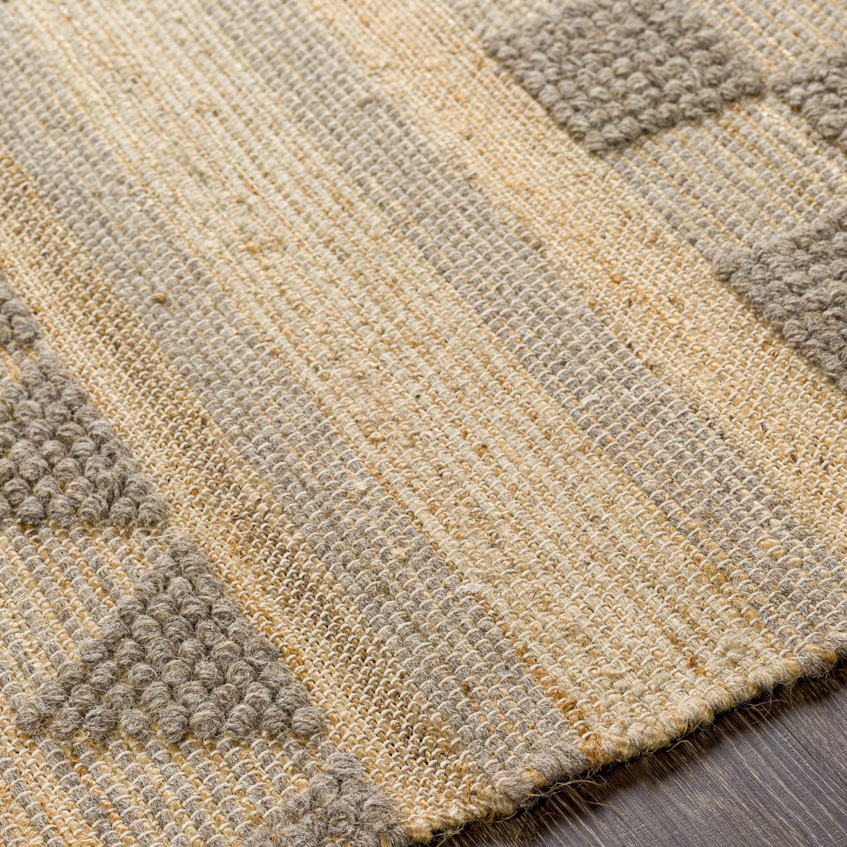 Ardee Totem Jute&Wool Blend Rug - Clearance