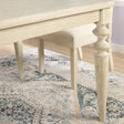 Rectangle Dining Table with Turned Leg and Wood Frame - Dining Room Sets