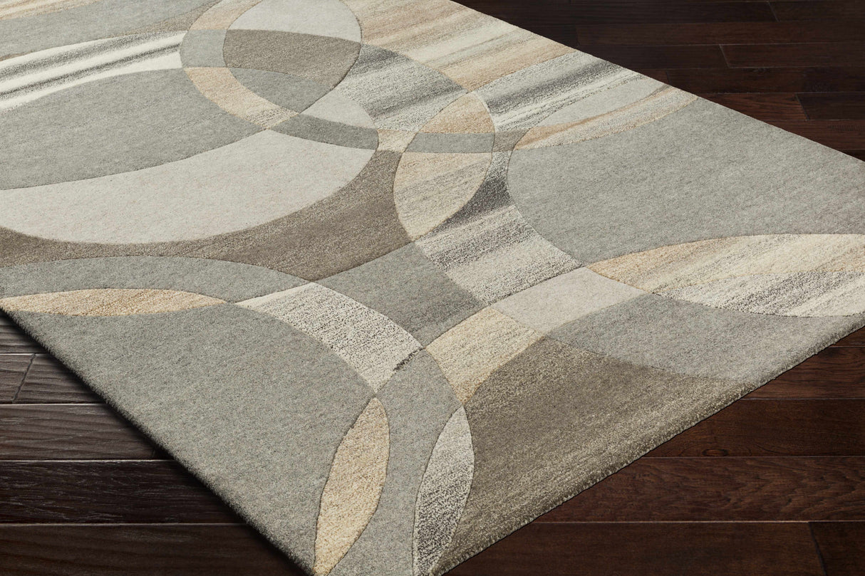 Rillton Modern Wool Rug