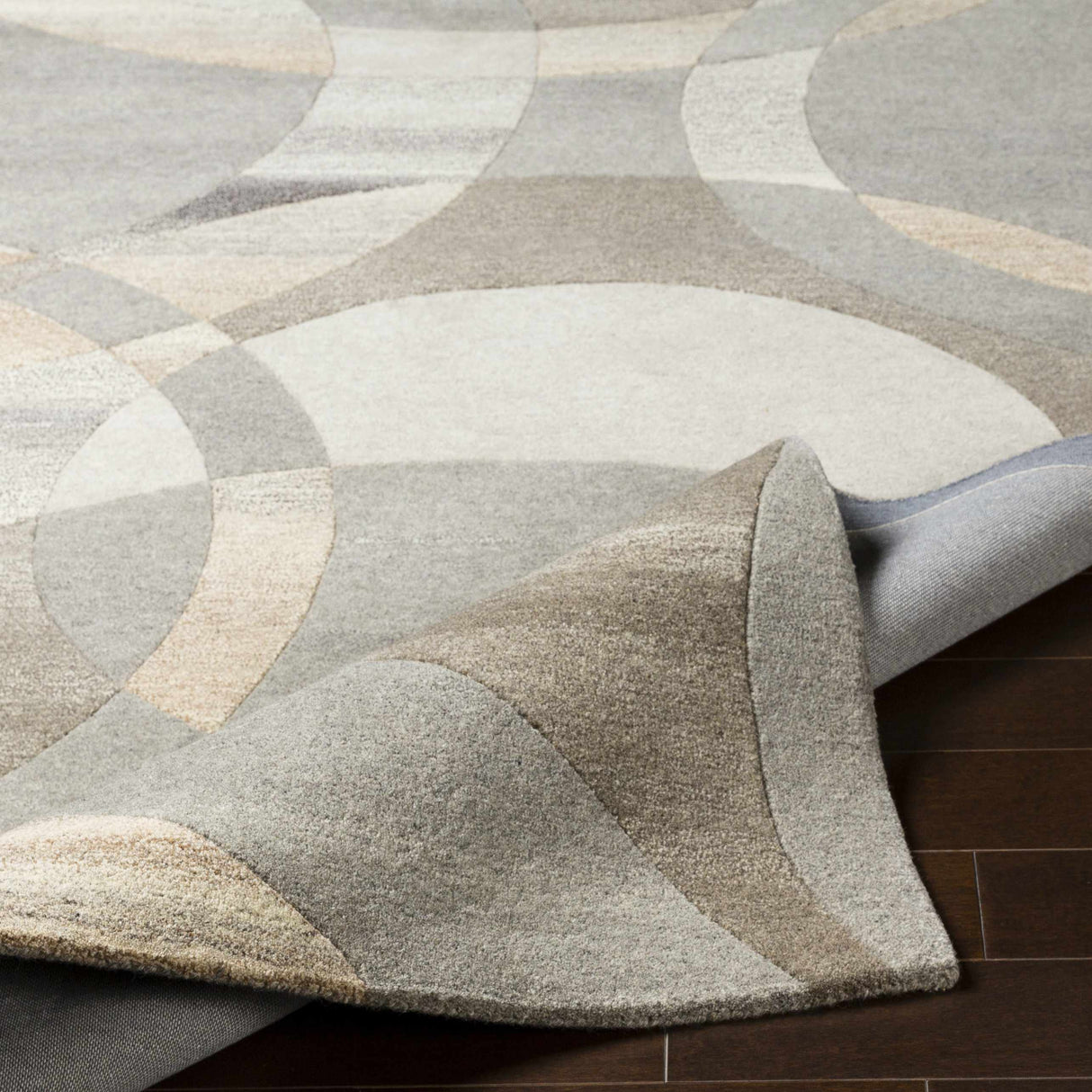 Rillton Modern Wool Rug