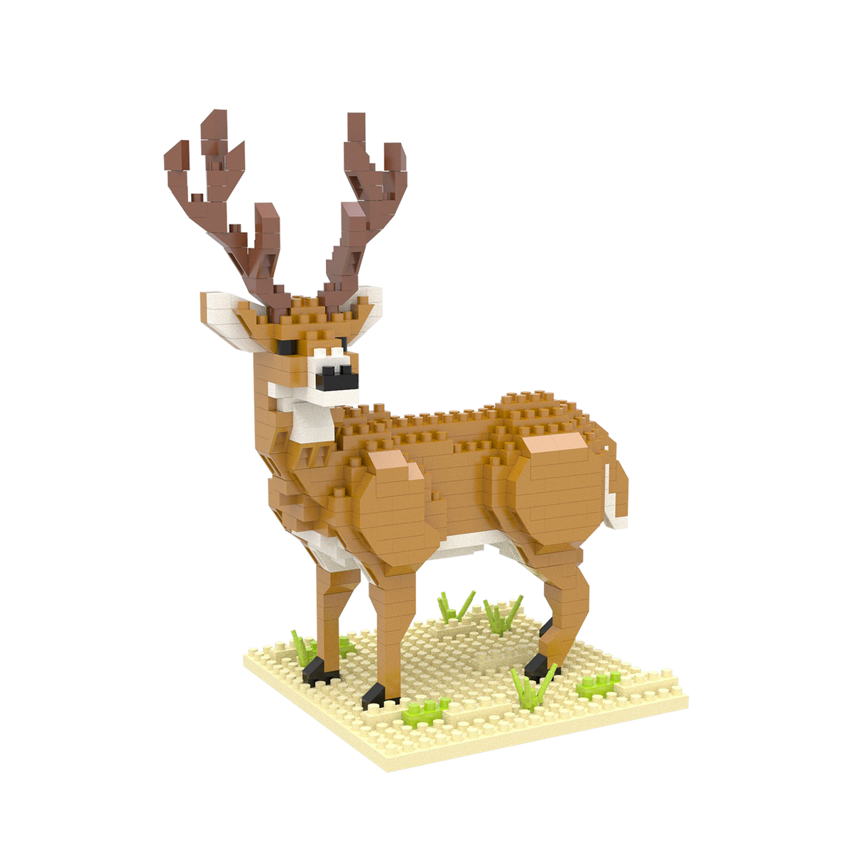 White Tail Buck Mini Building Blocks