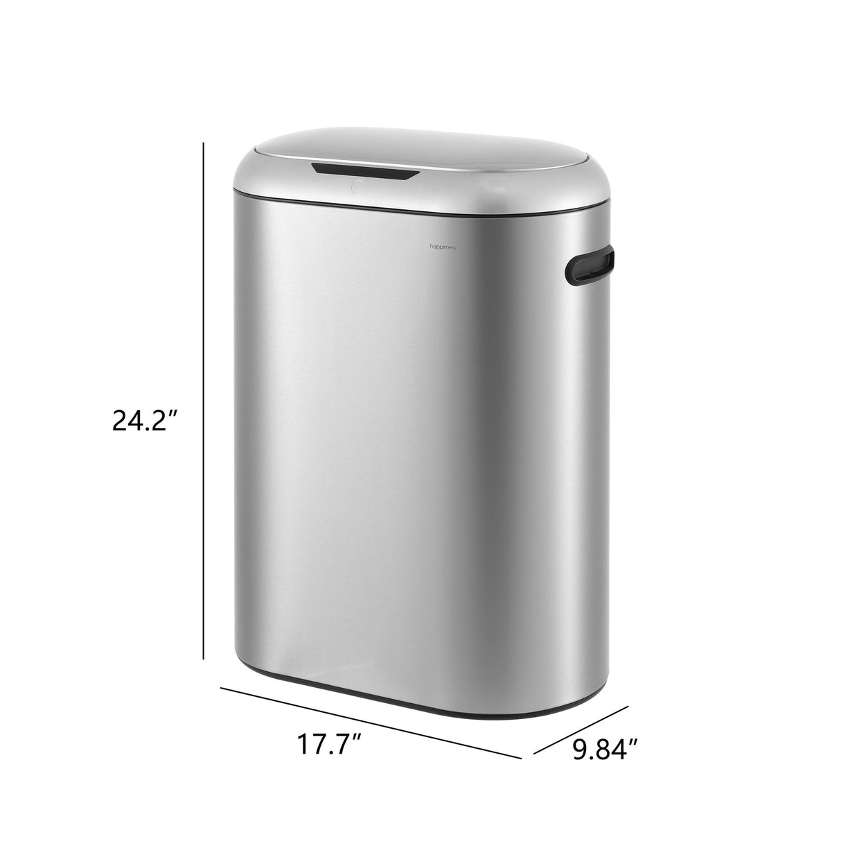 Robo kitchen slim oval motion sensor touchless trash can with touch mode - Tuesday Morning - Trash Cans & Wastebaskets