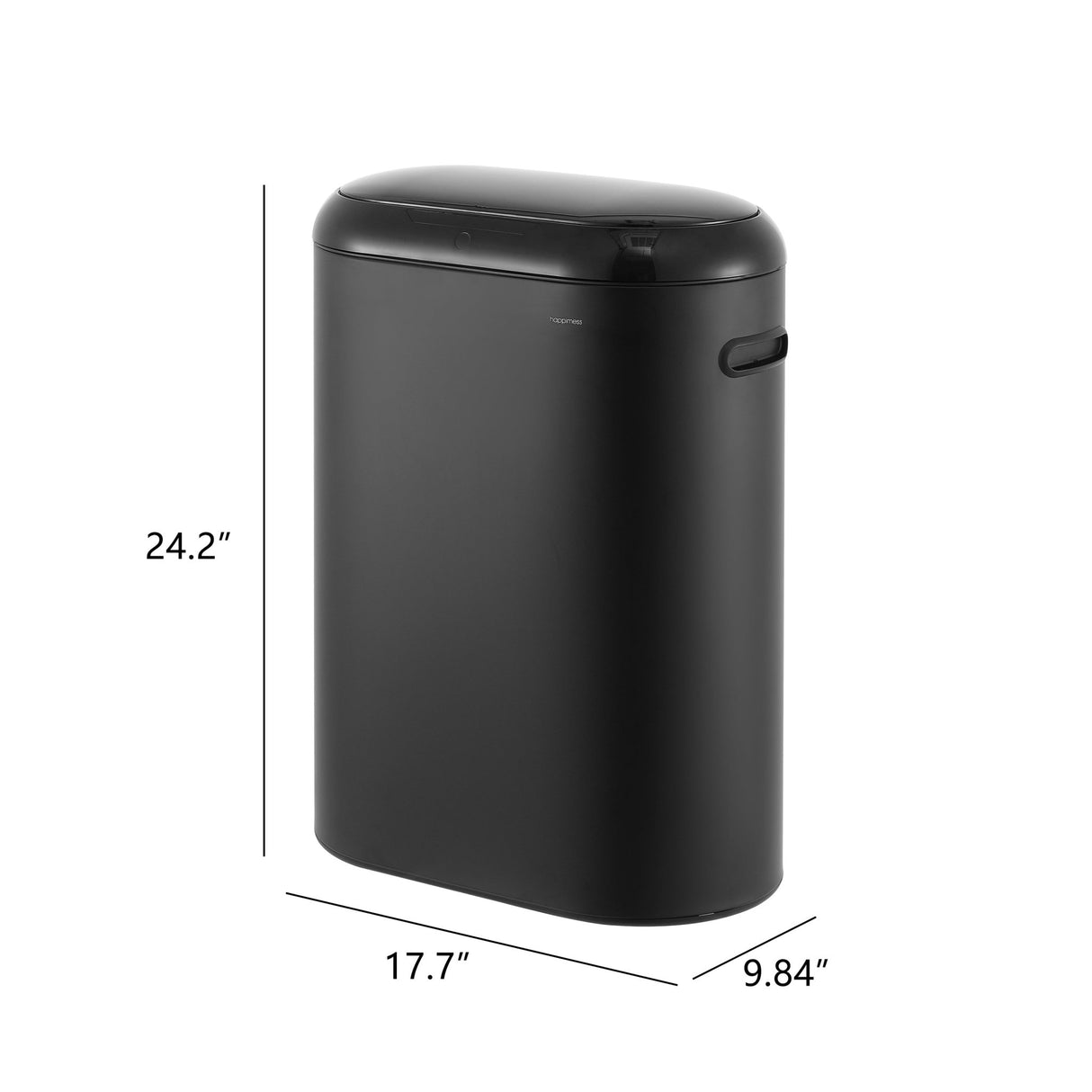 Robo kitchen slim oval motion sensor touchless trash can with touch mode - Tuesday Morning - Trash Cans & Wastebaskets