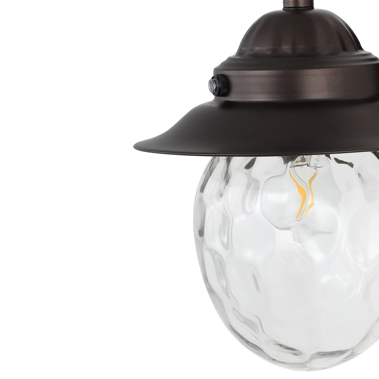 Rodanthe 1 - light farmhouse industrial iron/glass outdoor led sconce - Tuesday Morning - Wall Sconces