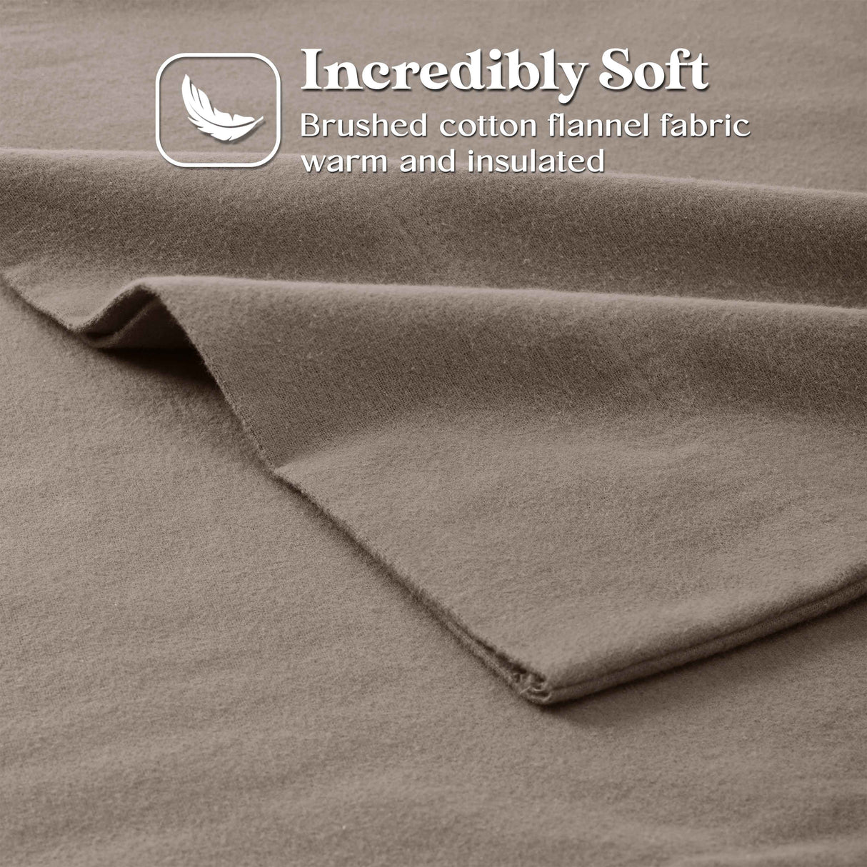 100% Cotton Flannel Sheet Set Solid Deep Pocket Fuzzy Warm Rome - Sheet Set by Superior Brand