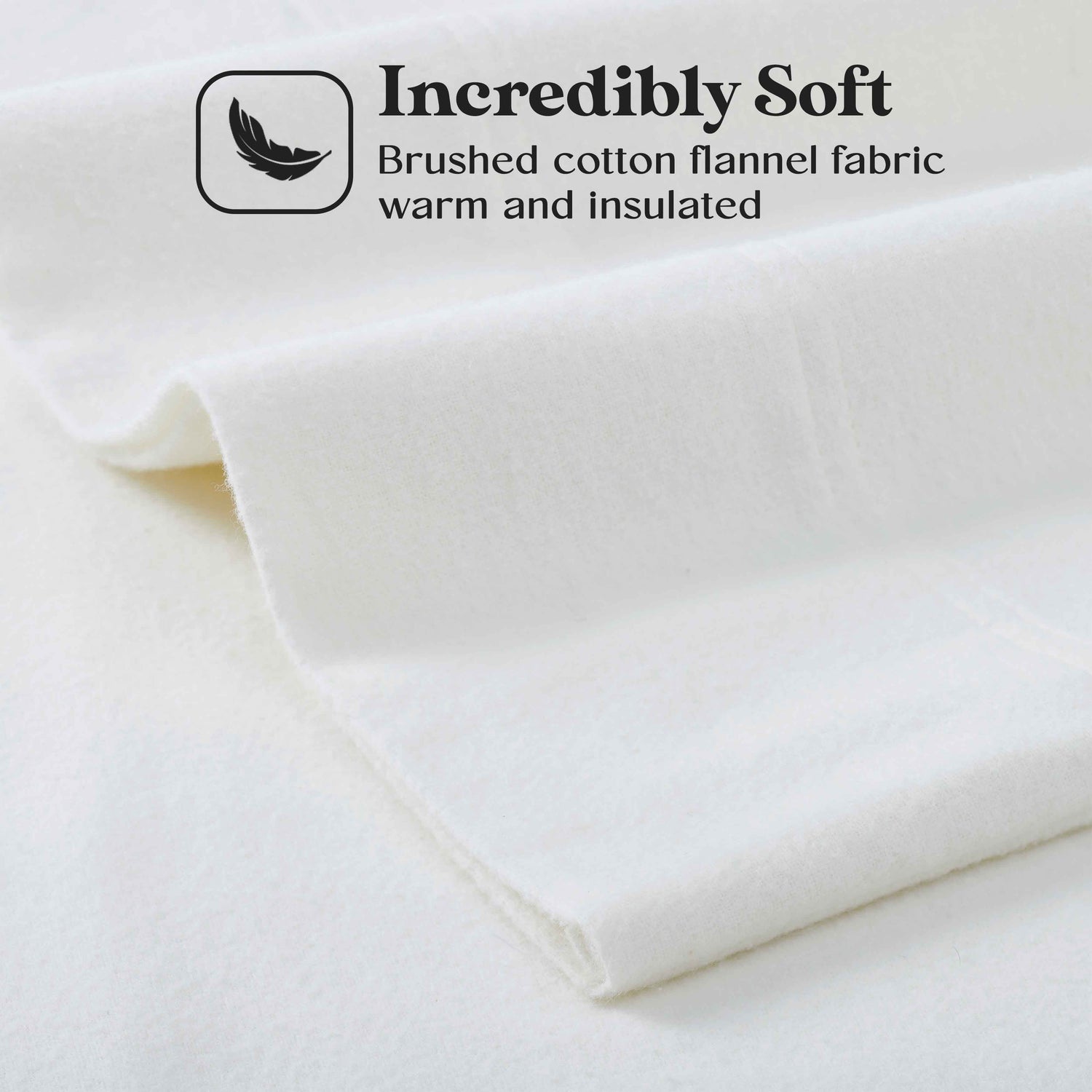 Rome Flannel Cotton Solid Fuzzy Pillowcases, Set of 2 - Pillowcases by Superior Brand