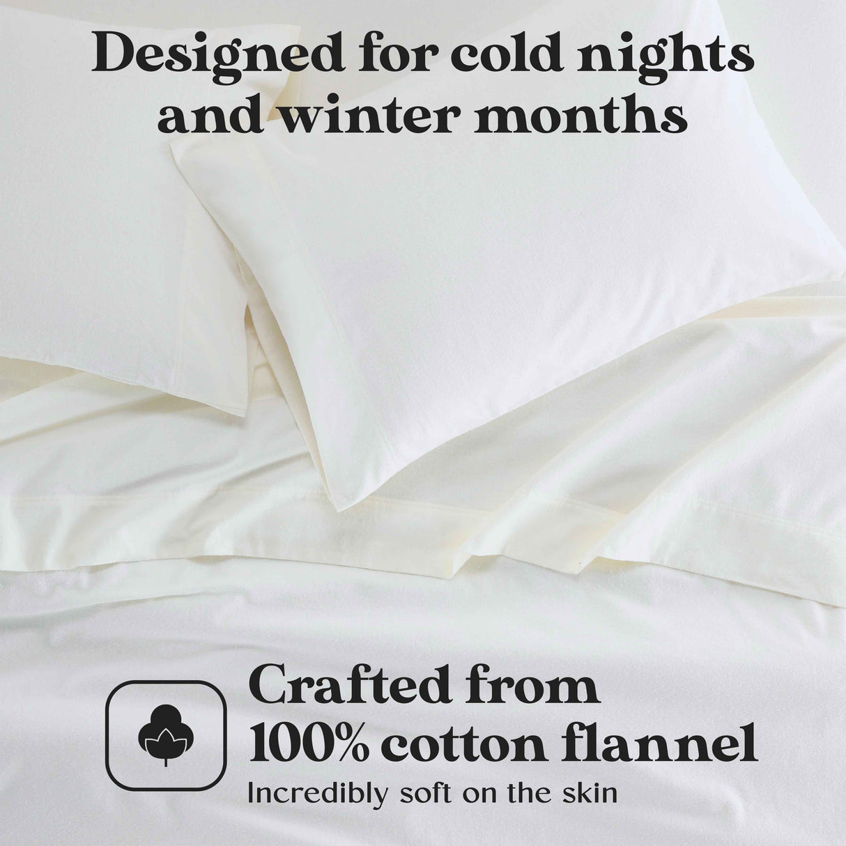 Rome Flannel Cotton Solid Fuzzy Pillowcases, Set of 2 - Pillowcases by Superior Brand