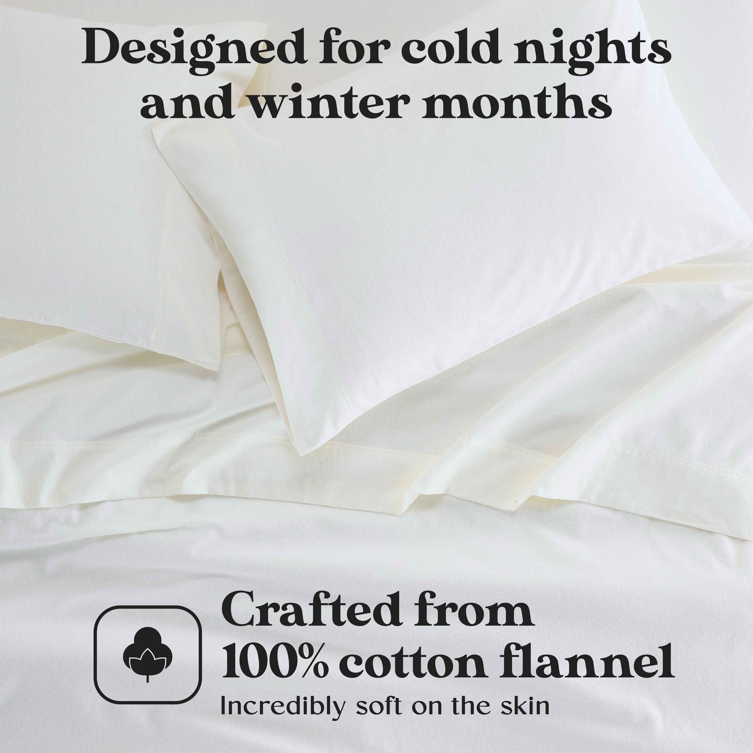 Rome Flannel Cotton Solid Fuzzy Pillowcases, Set of 2 - Pillowcases by Superior Brand