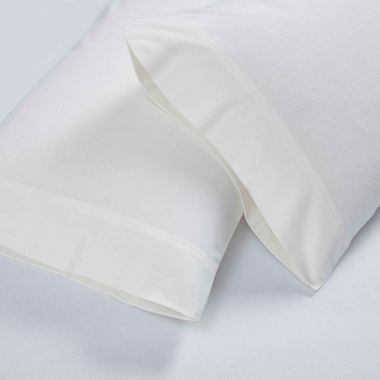 Rome Flannel Cotton Solid Fuzzy Pillowcases, Set of 2 - Pillowcases by Superior Brand
