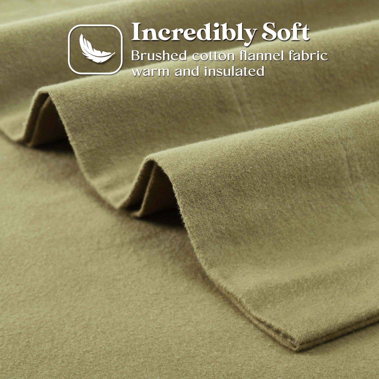 Rome Flannel Cotton Solid Fuzzy Pillowcases, Set of 2 - Pillowcases by Superior Brand