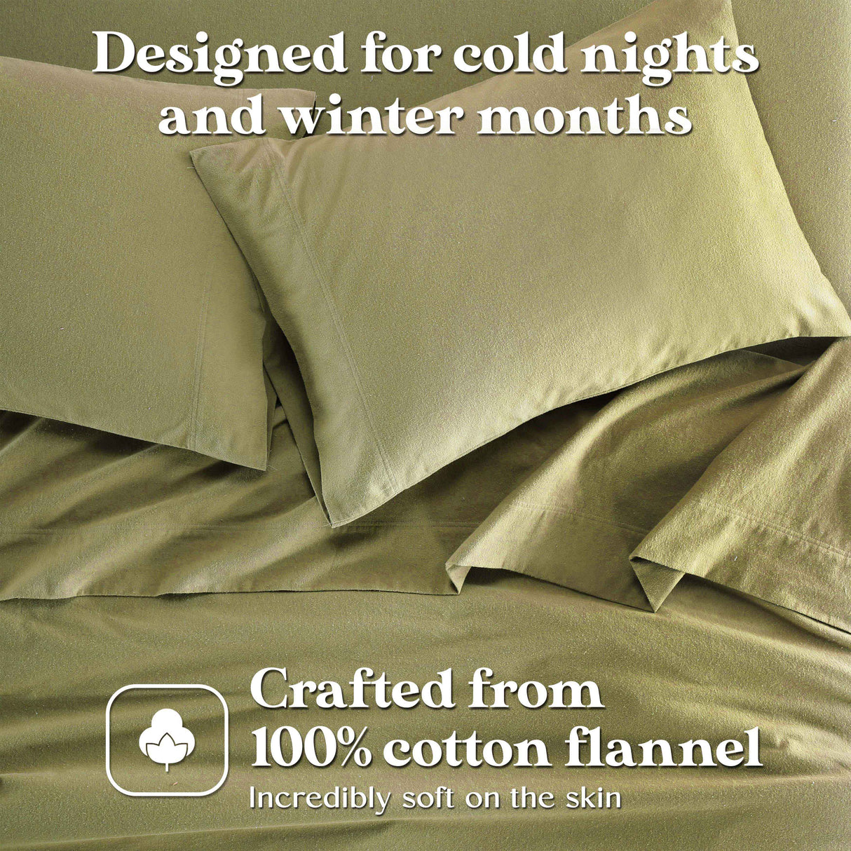 Rome Flannel Cotton Solid Fuzzy Pillowcases, Set of 2 - Pillowcases by Superior Brand