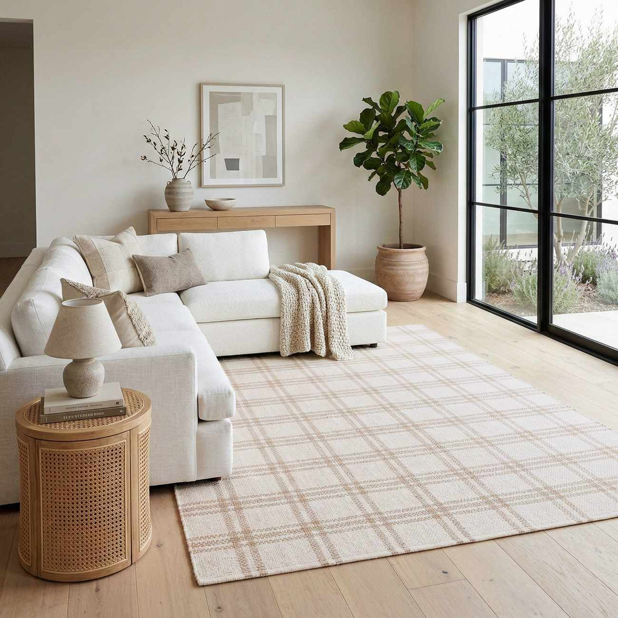 Dhyana Cream Area Rug