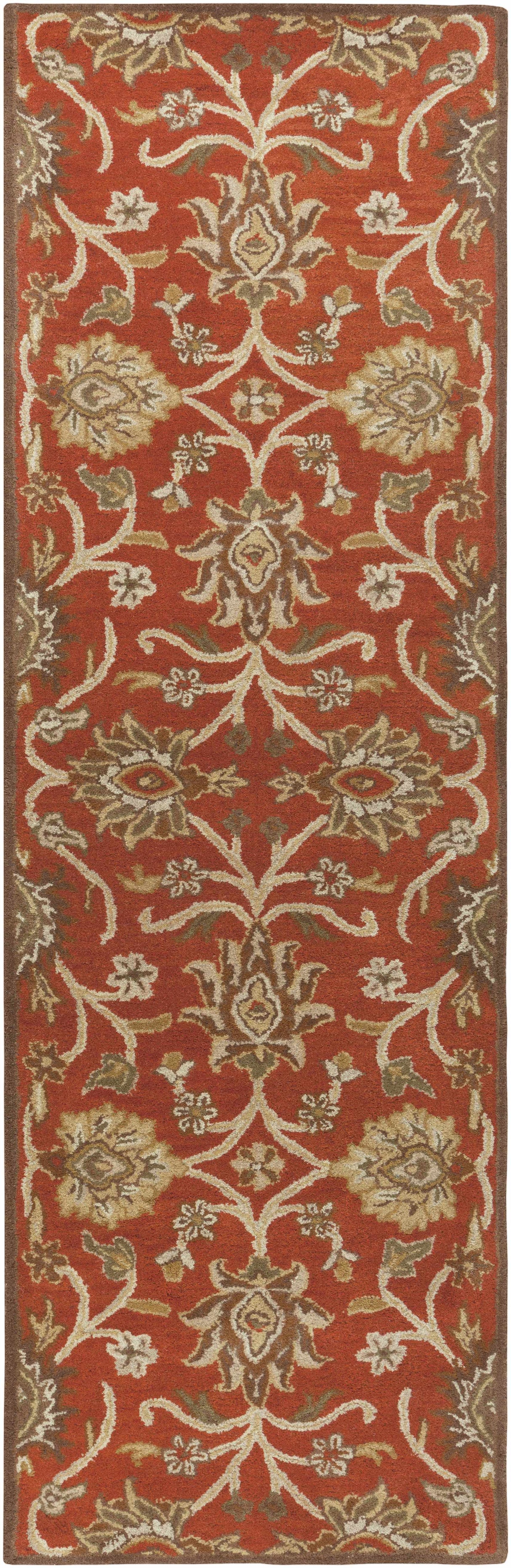 Conesus Hand Tufted Rust 1062 Area Rug - Clearance