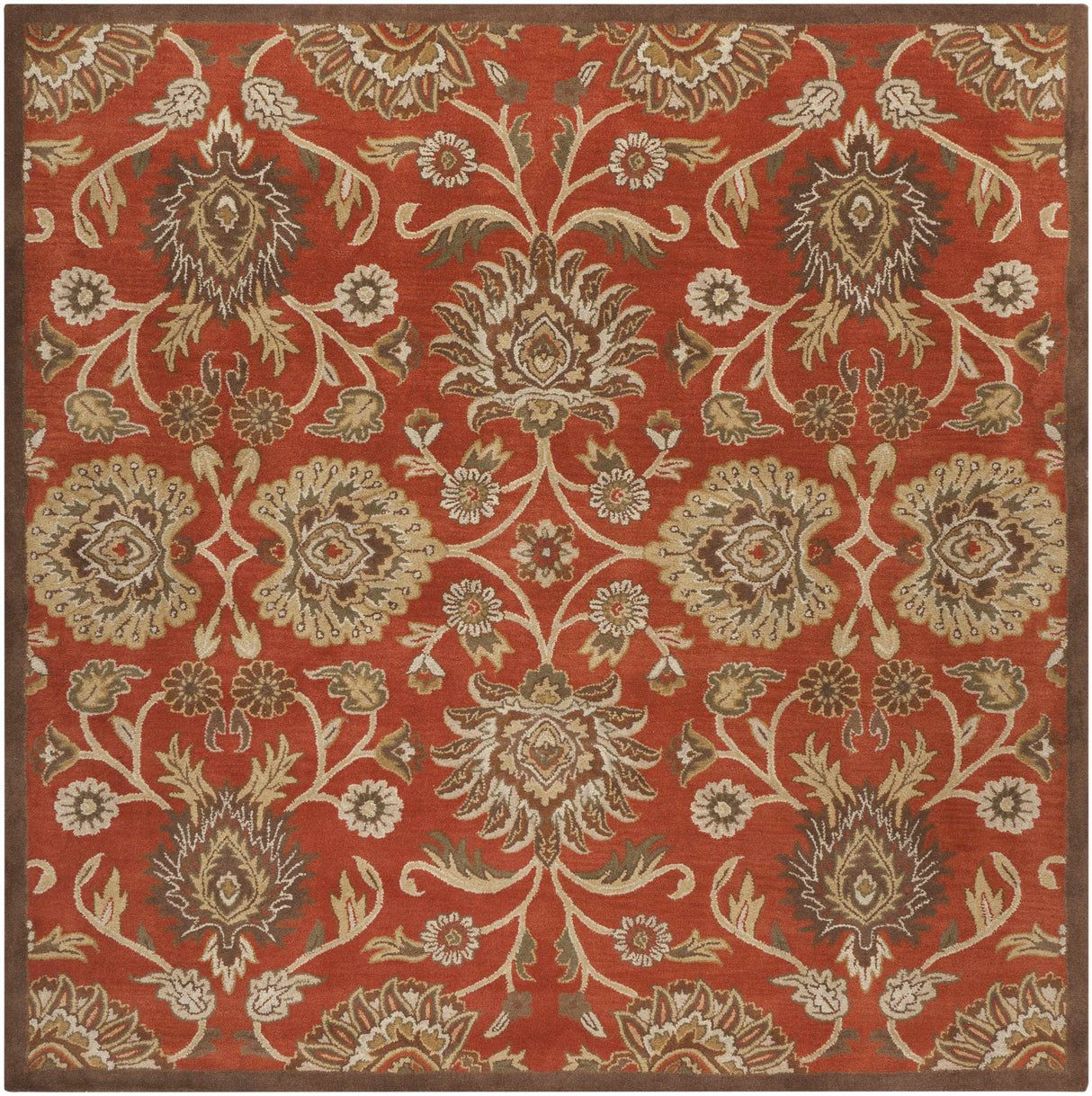Conesus Hand Tufted Rust 1062 Area Rug - Clearance