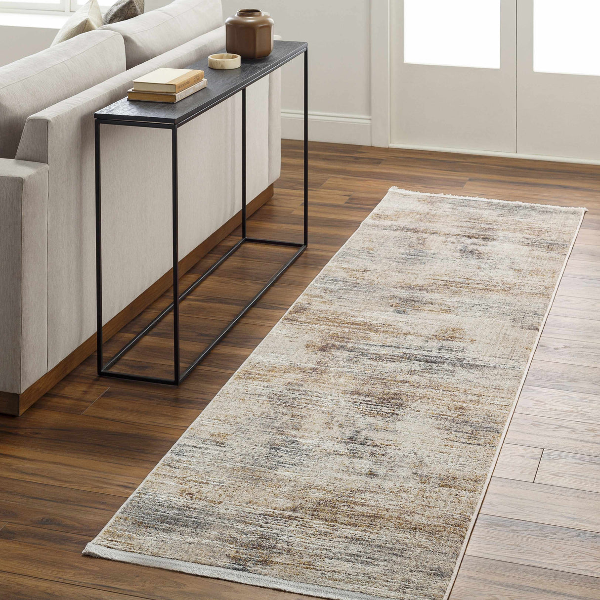 Carol Luxe Rug with Fringes