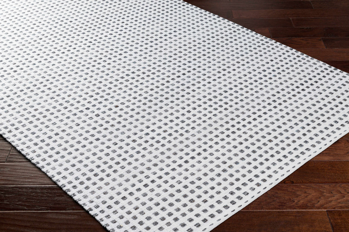 Bence Black & White Area Rug - Clearance