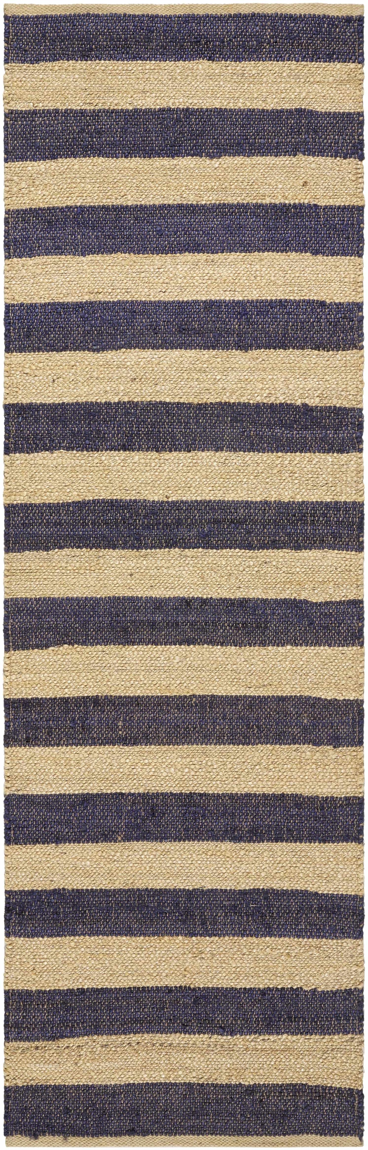 Ilkay Beige & Black Jute Area Rug - Clearance