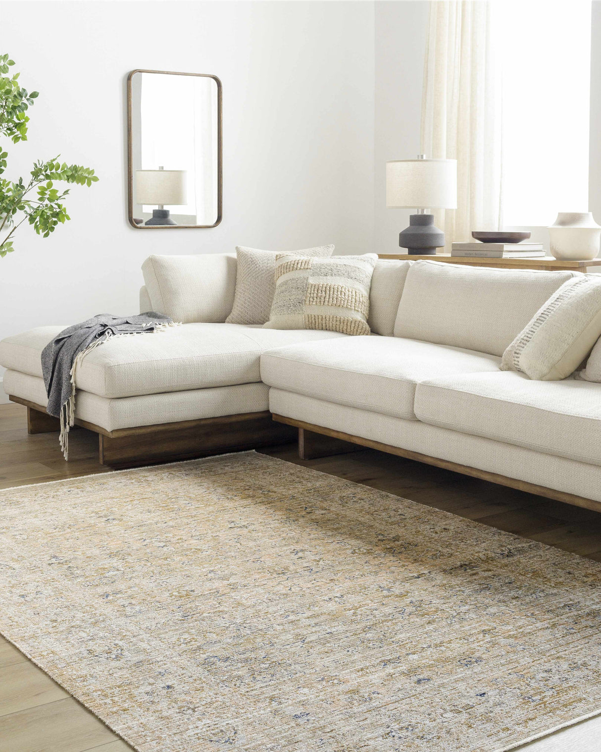 Ren Outdoor Machine Woven Becki Owens x LIVABLISS BOMG-2309 Washable Area Rug