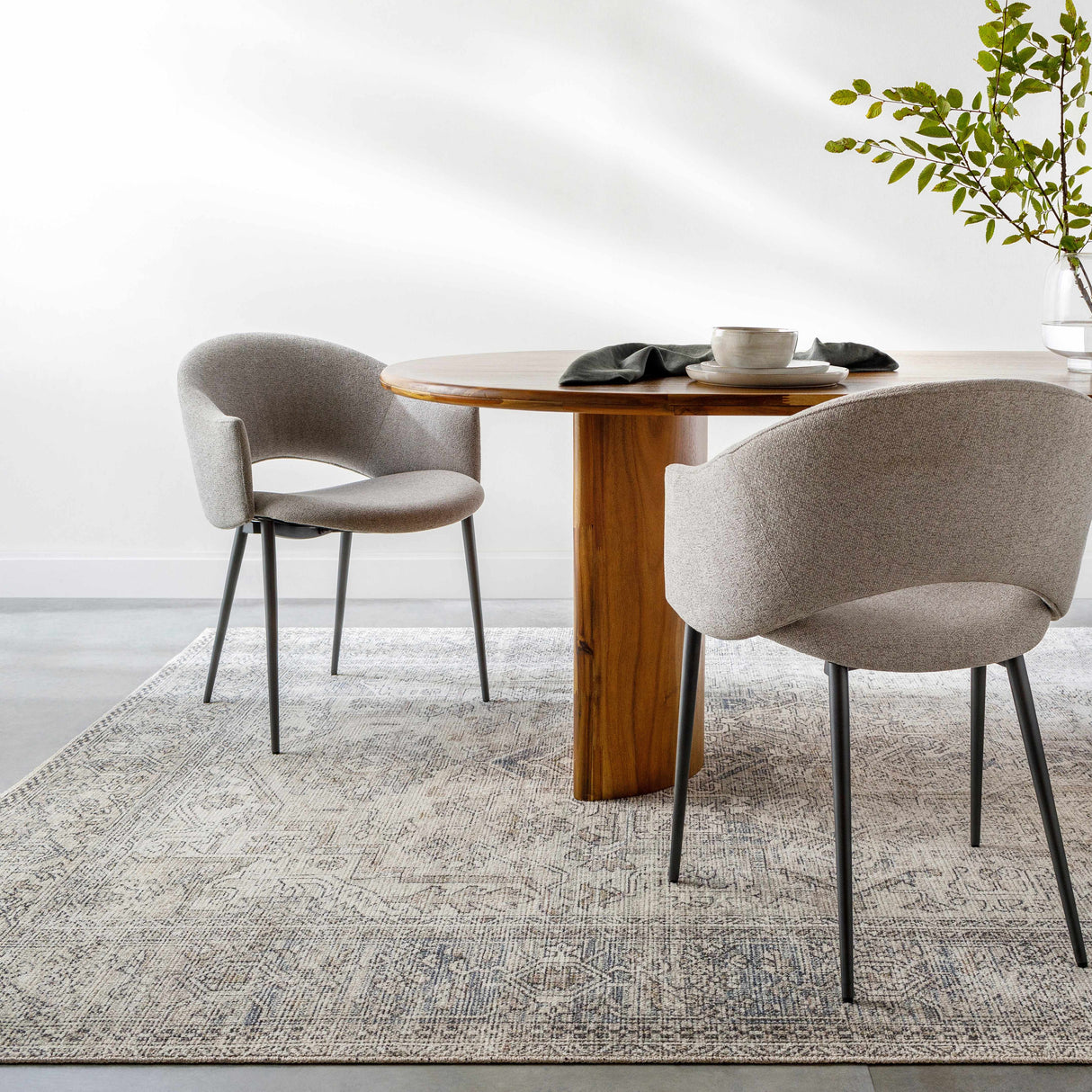 Margot Medallion Light Gray - Livabliss x Becki Owens