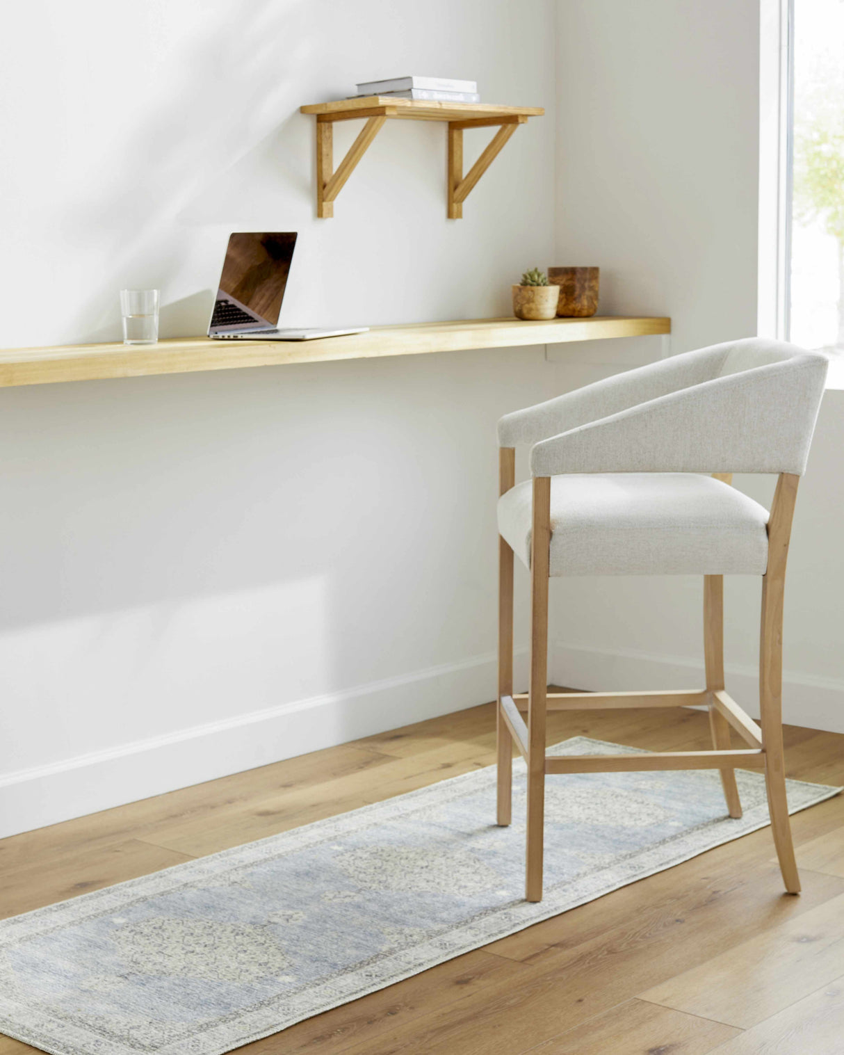 Lila Medallion Denim Area Rug