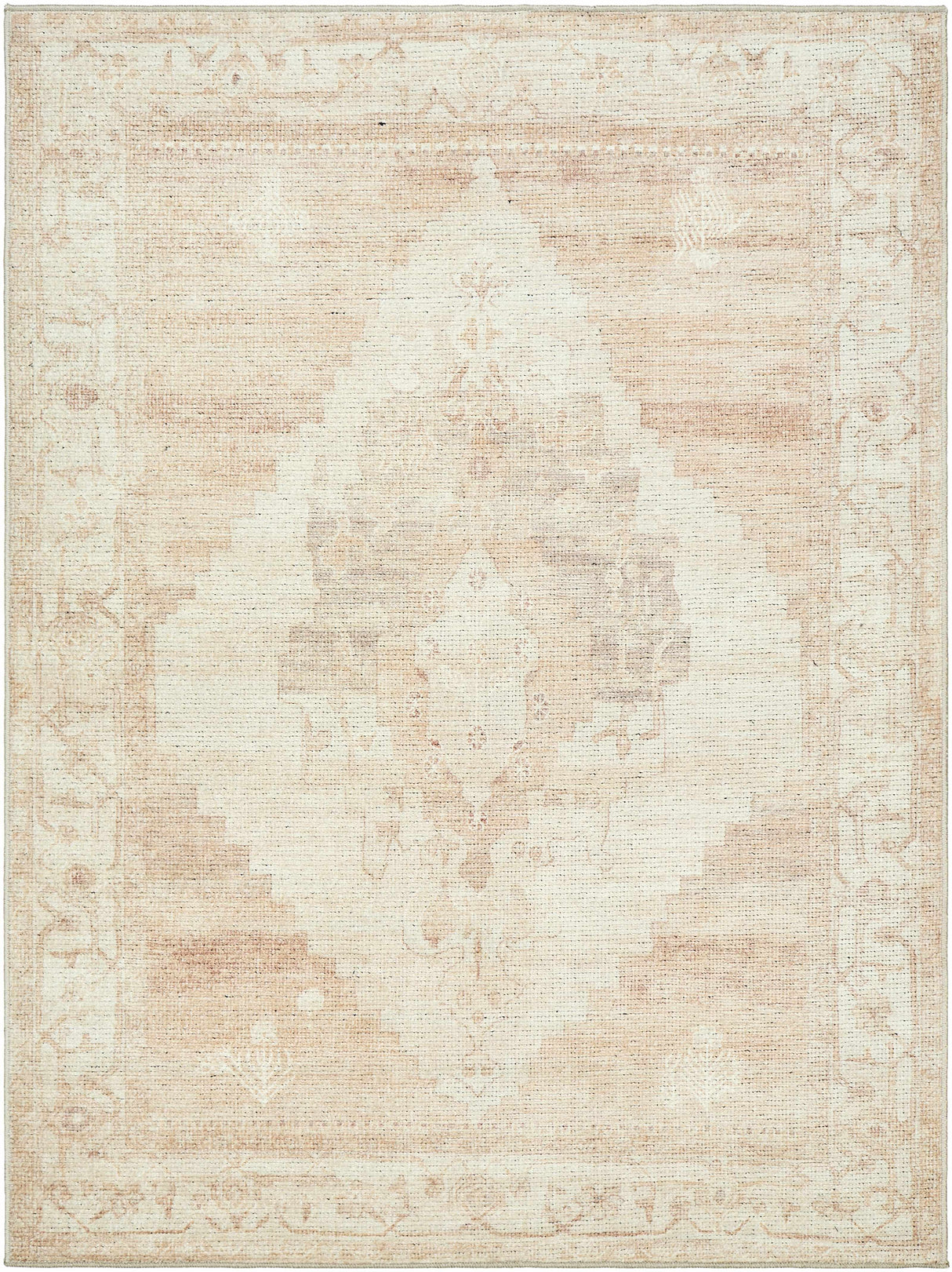 Luca Medallion Dusty Pink Area Rug