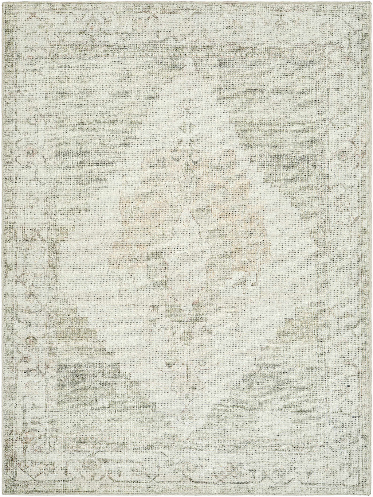 Luca Medallion Olive Area Rug