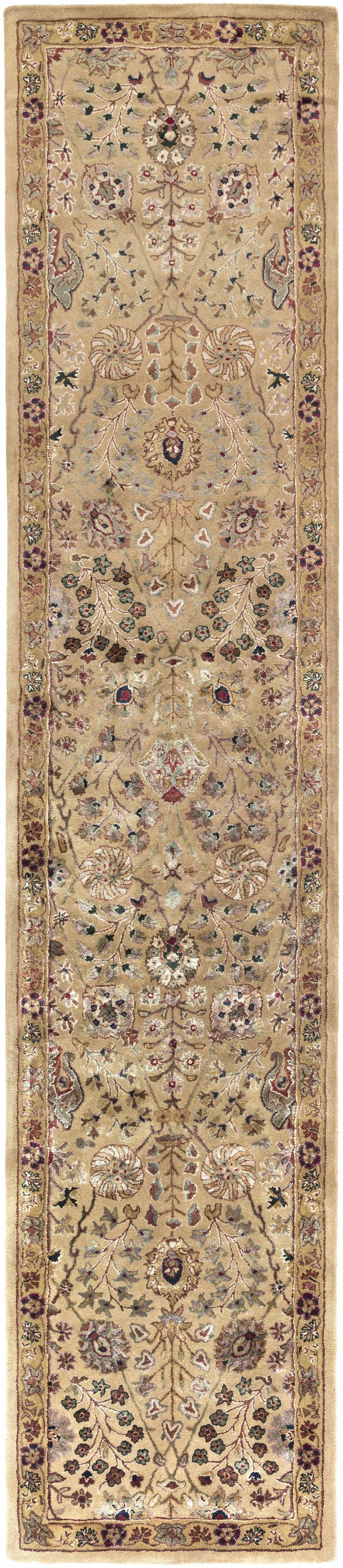 Pwyll Beige Damask Area Rug - Clearance