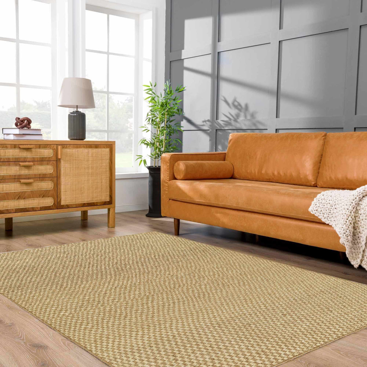 Ayers Beige Area Rug - Clearance