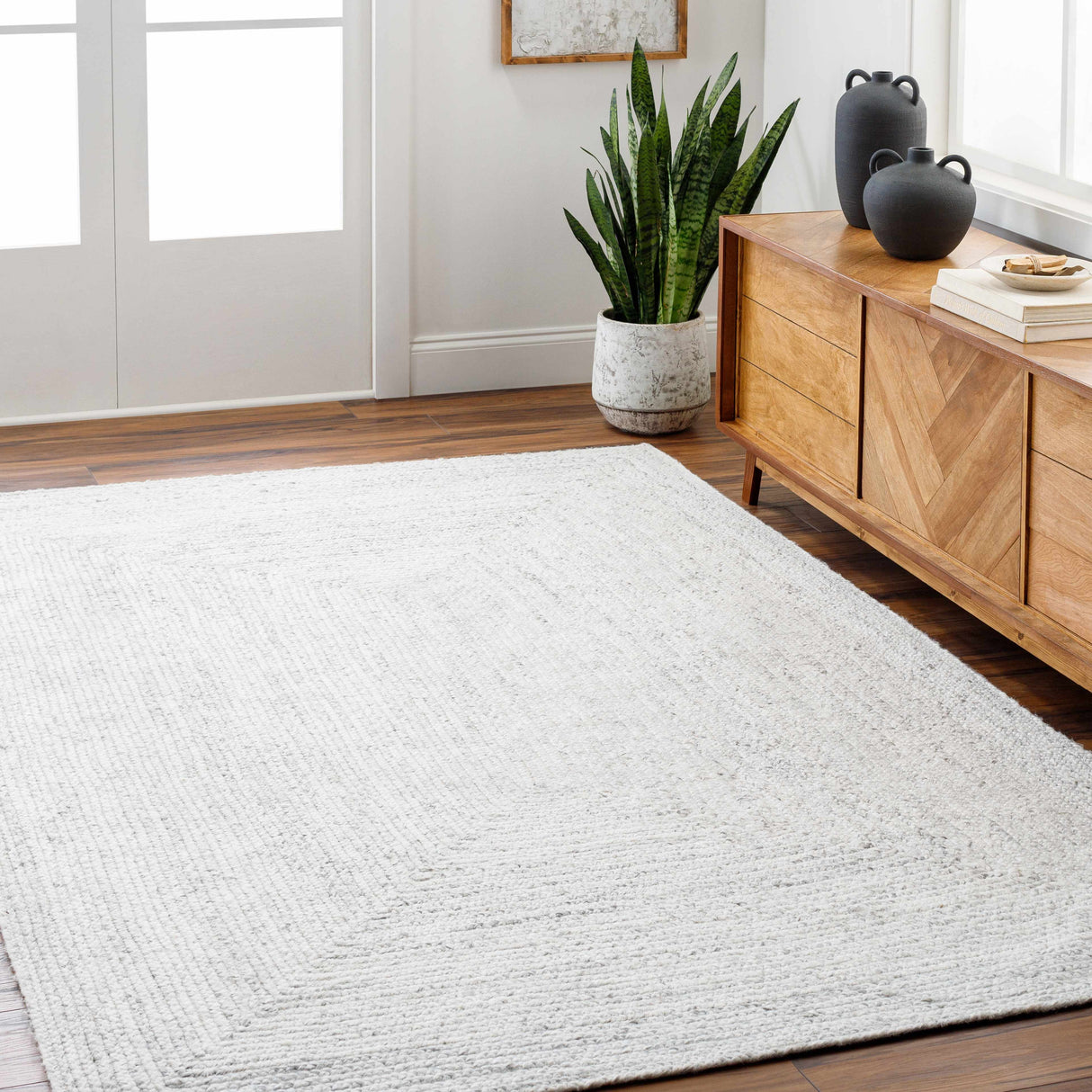 Kenyi Rose Cream Area Rug - Clearance