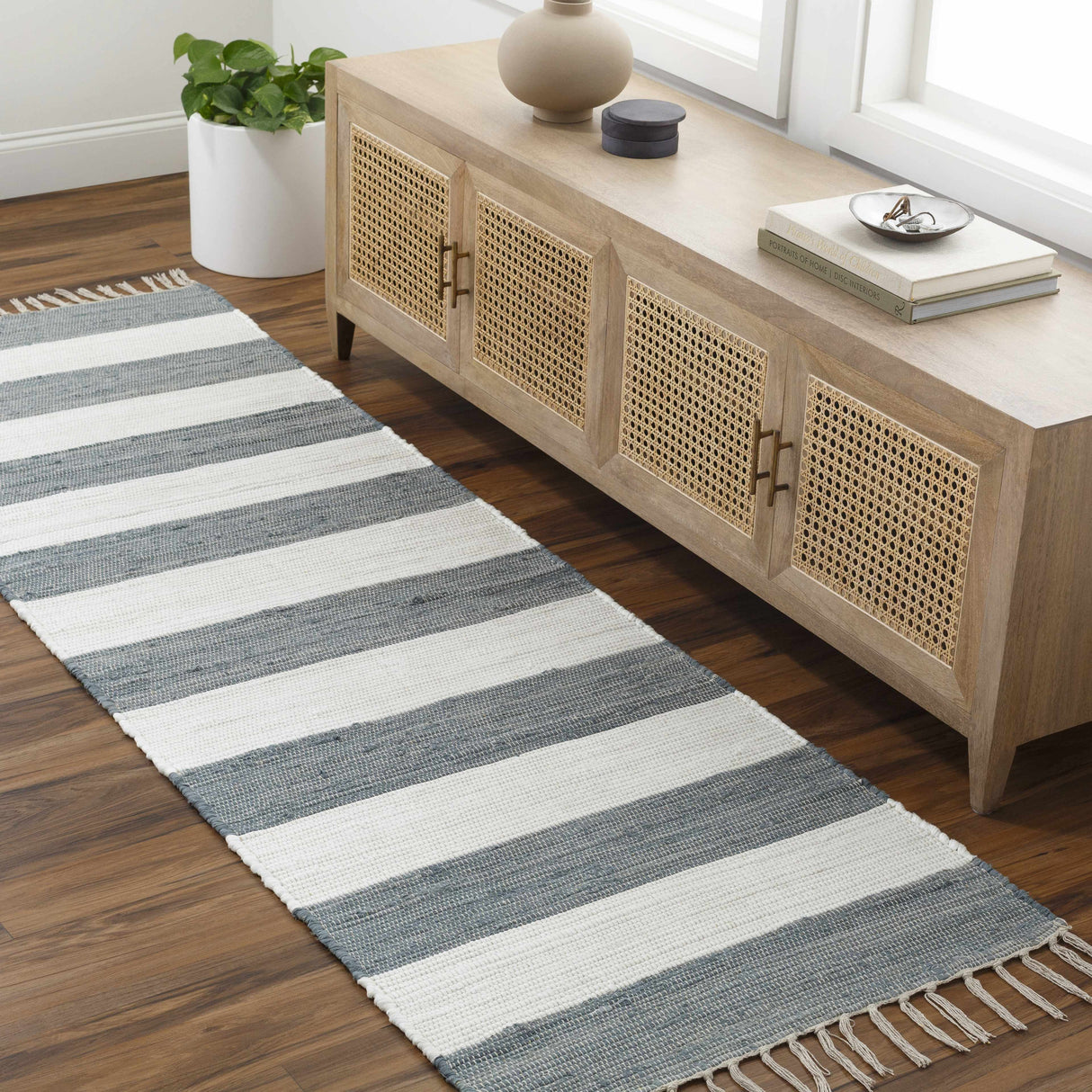 Moby Gray Blue Area Rug - Clearance