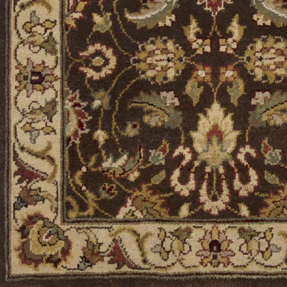 Necia Beige Damask Area Rug - Clearance