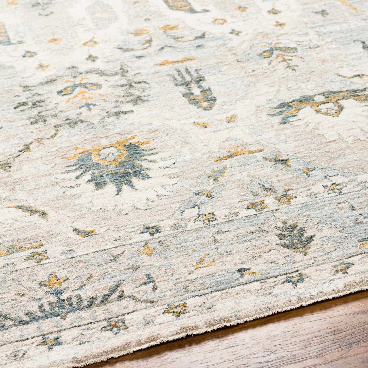 Emile Textured Rug with Fringes