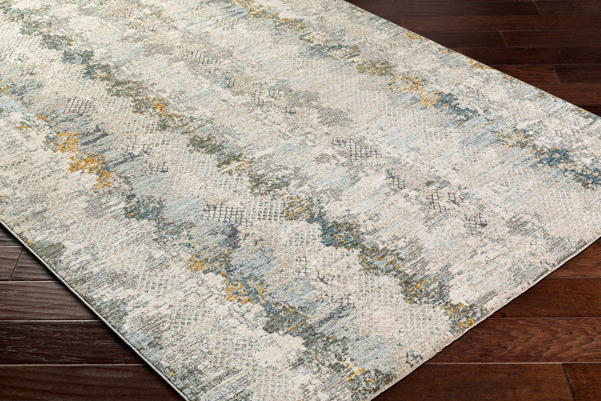 Lalo Textured Rug with Fringes
