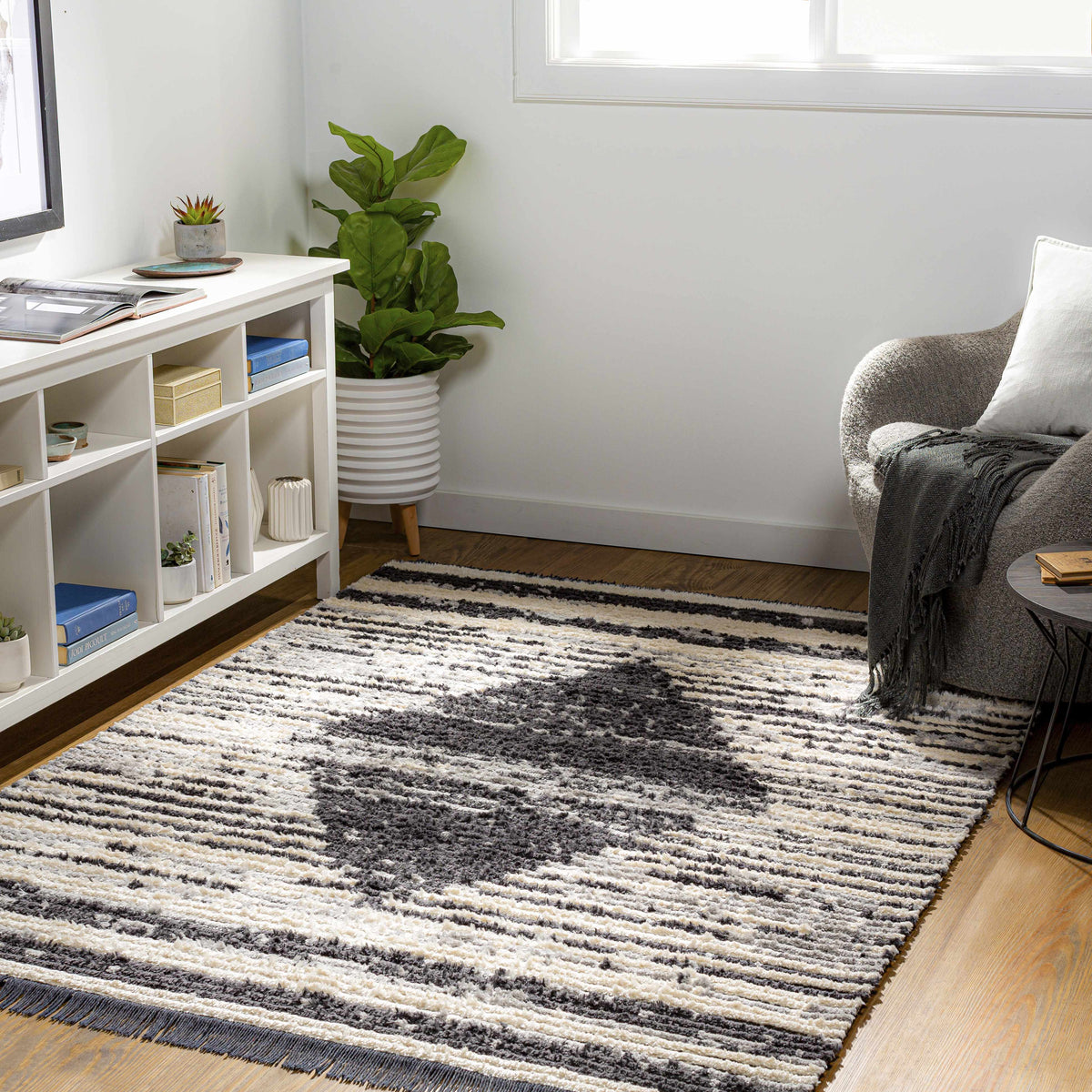 Safa Textured Area Rug - Clearance Runner