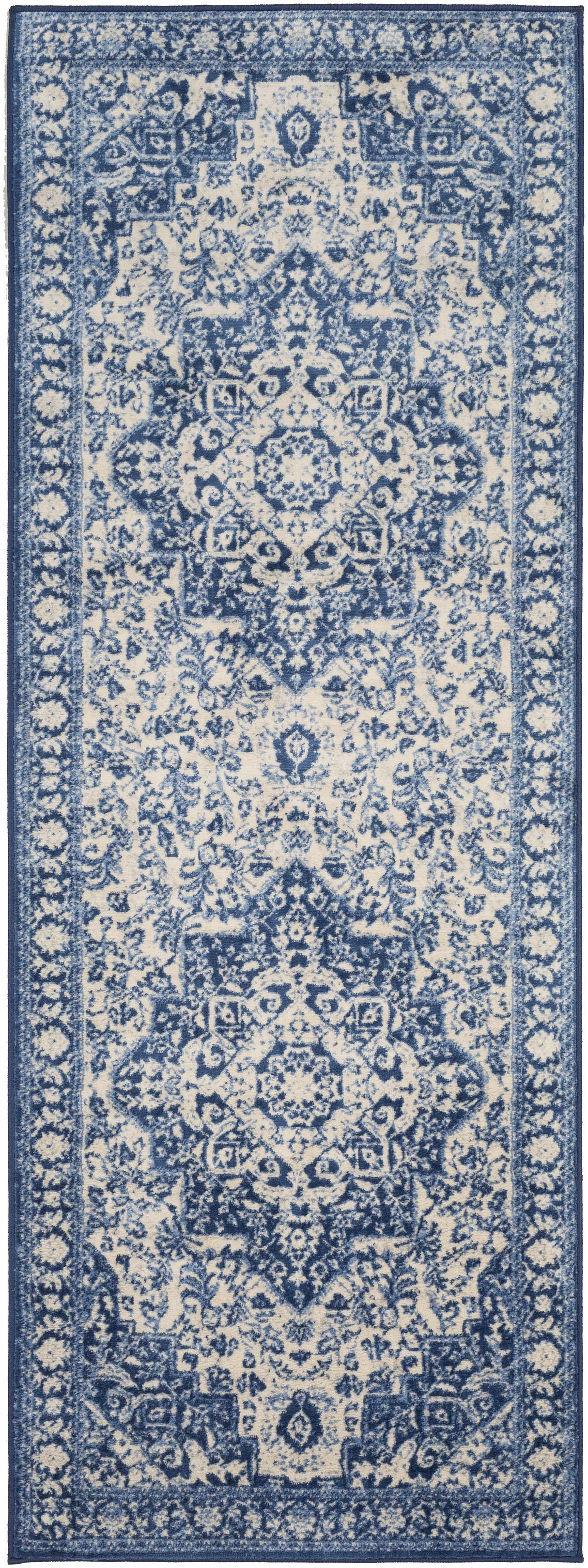 Shavertown Blue Traditional Area Rug - Clearance