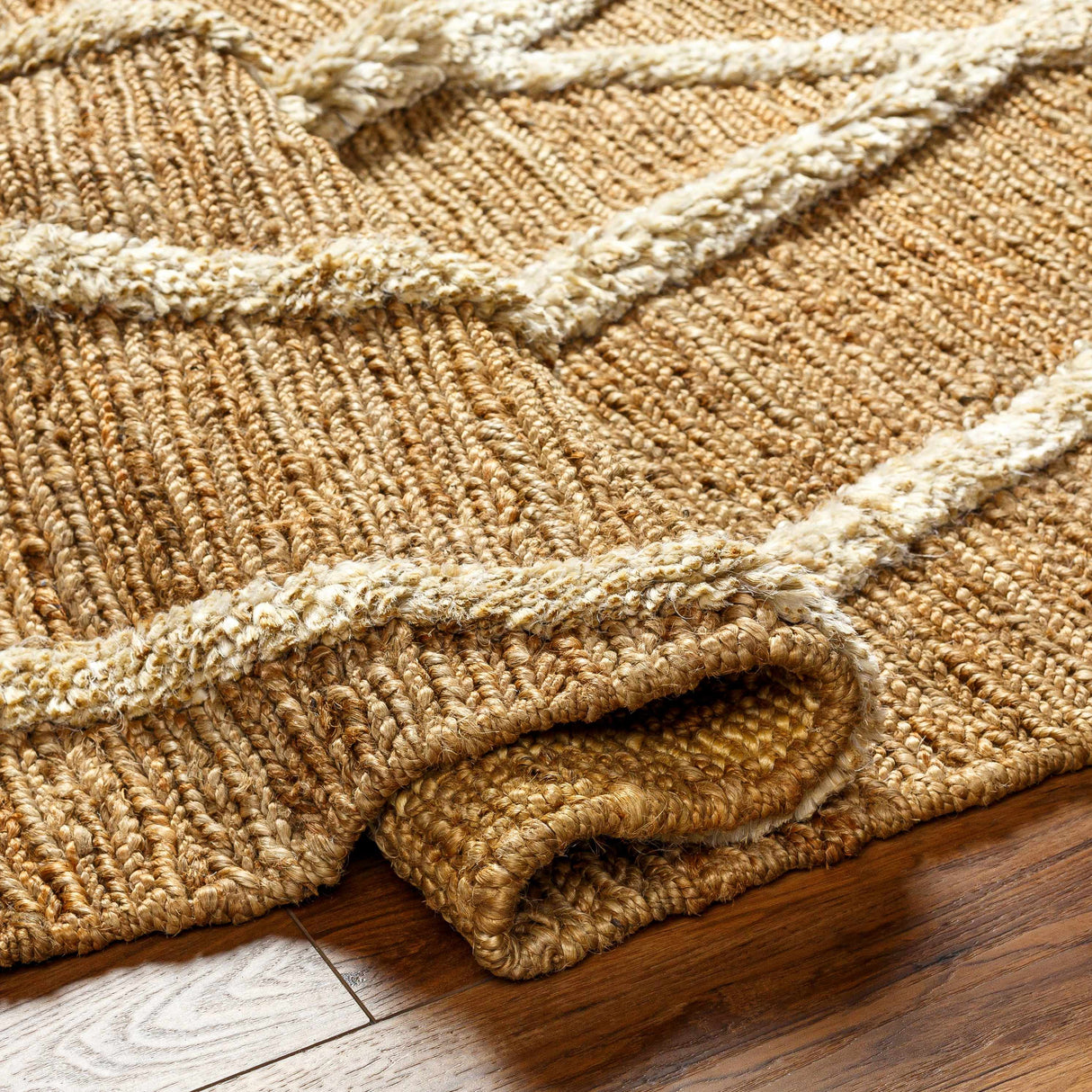Allie Textured Jute Rug - Clearance