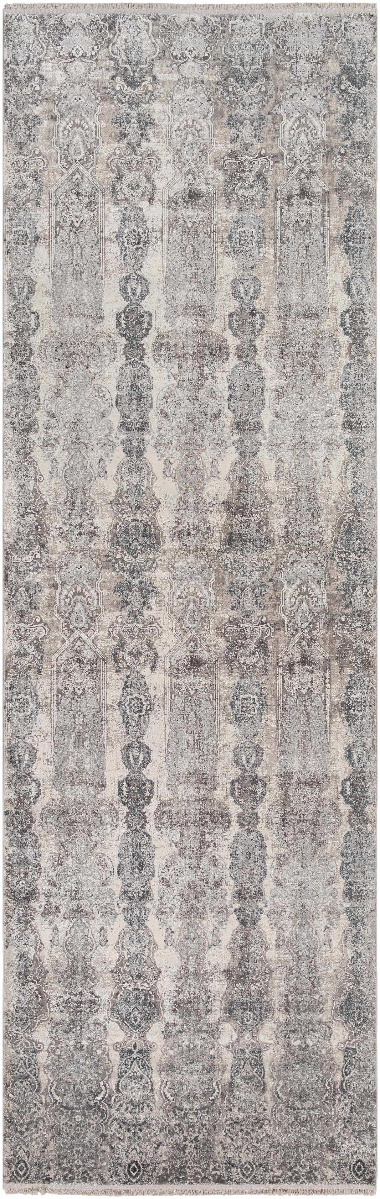 Shipdham Luxury Fringed Faux Silk Area Rug - Clearance