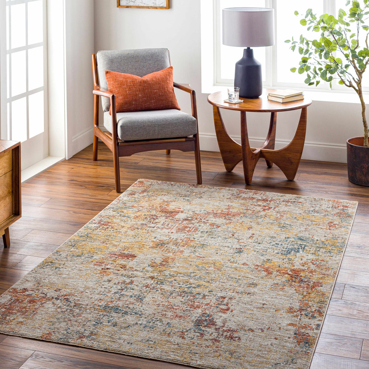 Chas Tan Rich Textured Traditional Rug