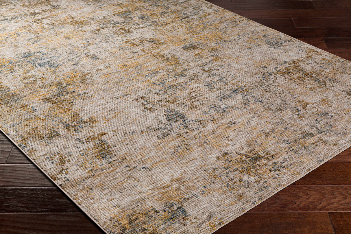 Chas Beige Rich Textured Traditional Rug