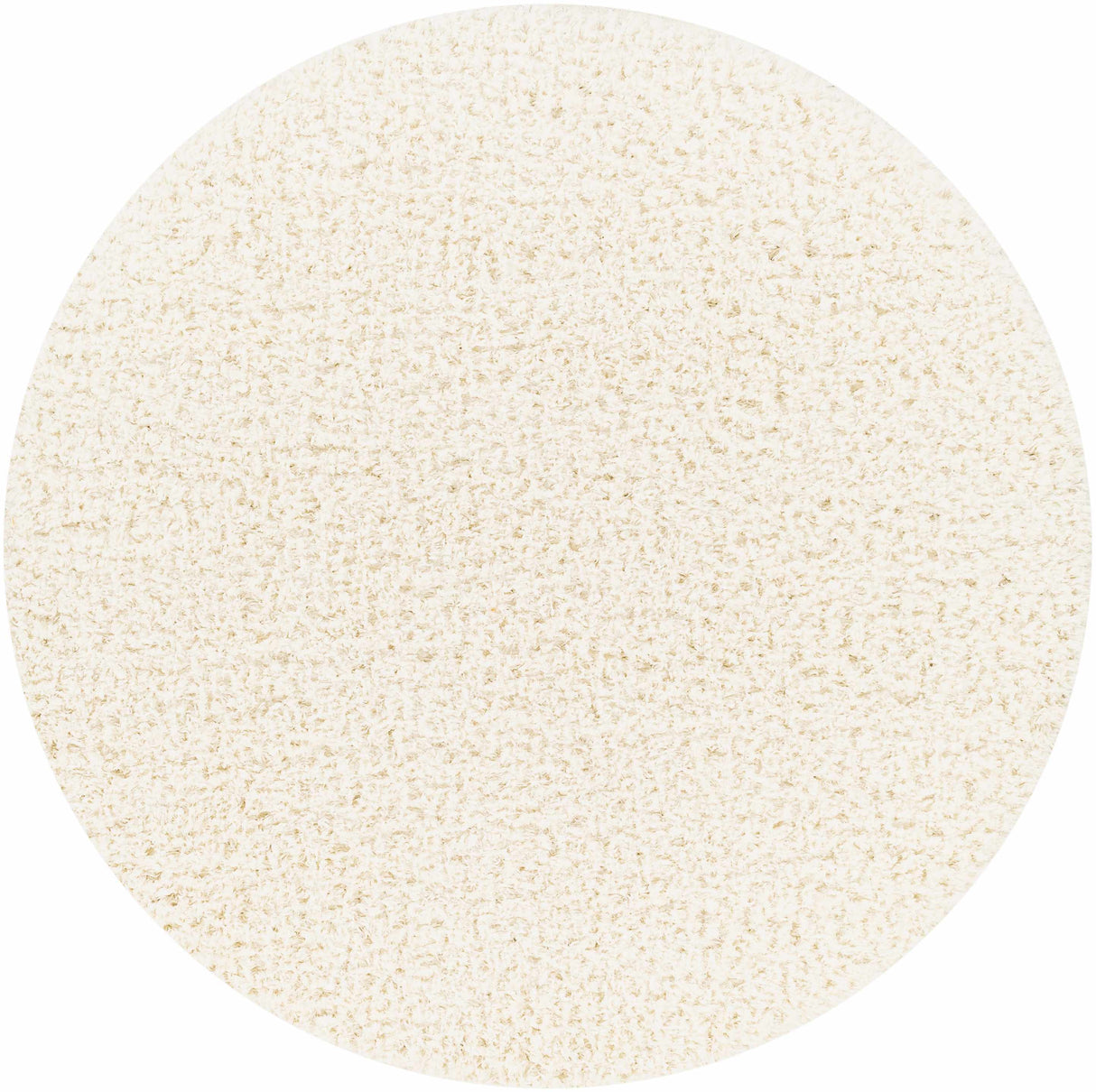 Siari Solid Cream Plush Rug