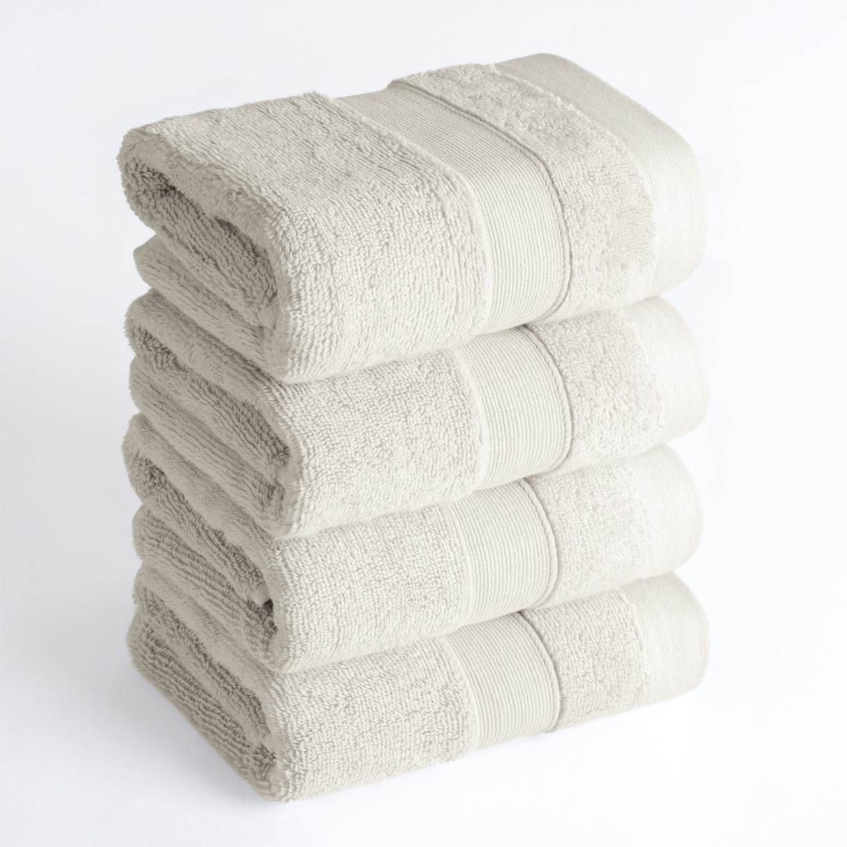 SIENA 4-Piece Turkish Cotton Hand Towels Set, Luxury Towels 700 GSM