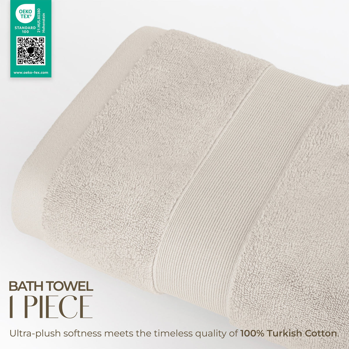 SIENA Turkish Cotton Jumbo Bath Towel – 700 GSM Luxury 30 x 56"